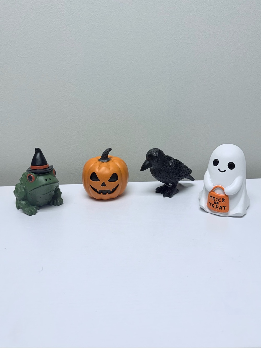 New! Full Set of 4 Resin Halloween Figurals from Bullseye's Playground 2026